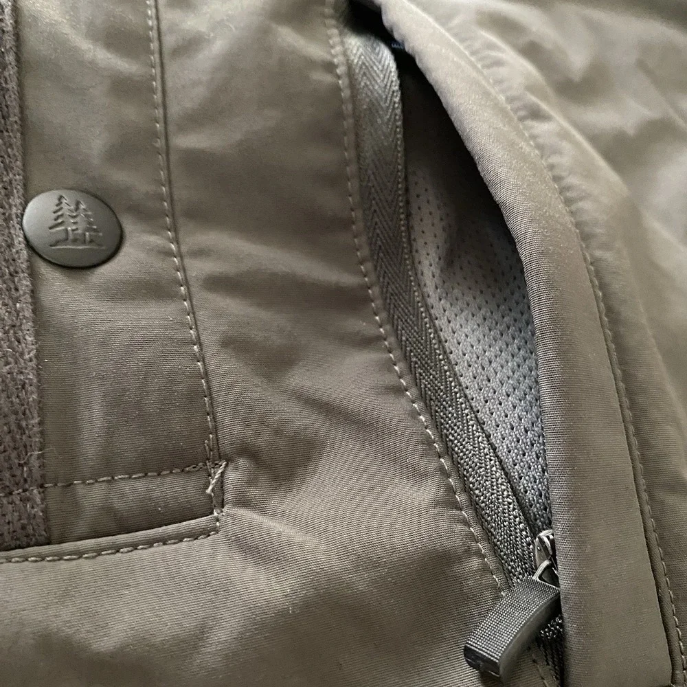 G.H. Bass Jacket Men's XXL Brown Tan Workwear Pullover Sweatshirt Camp Outdoors‎